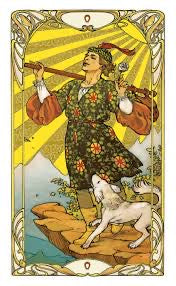 Golden Art Nouveau Tarot | Giulia F. Massaglia