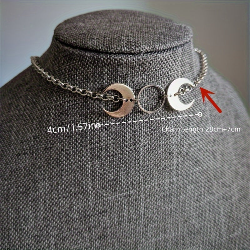 Witches triple Moon Choker