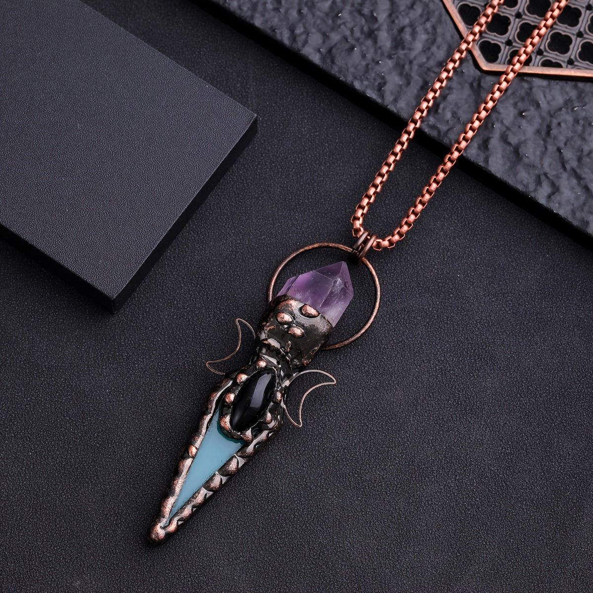 Witches Protection Arrow necklace