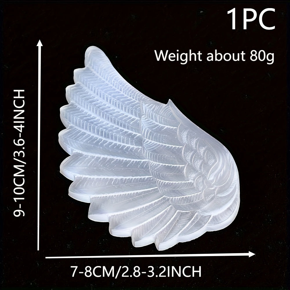 Selenite Angel Wings