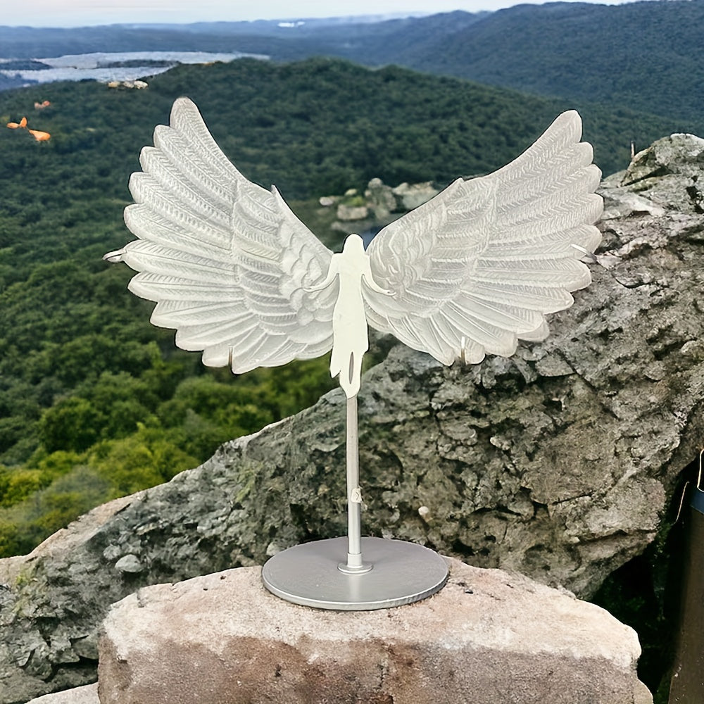 Selenite Angel Wings