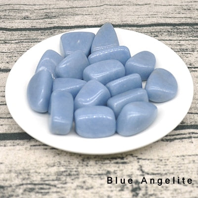 Blue Angelite | Tumbled Crystal