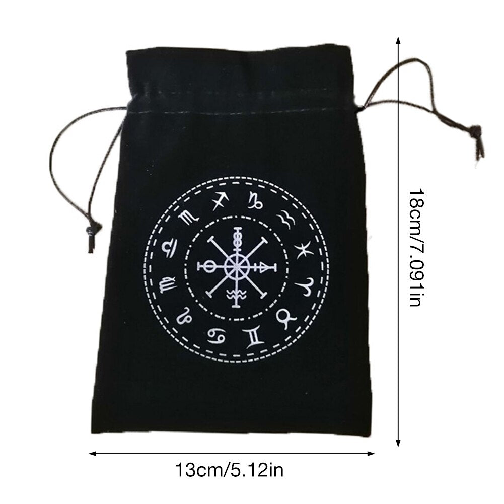 Black Velvet Zodiac | Tarot Storage Bag