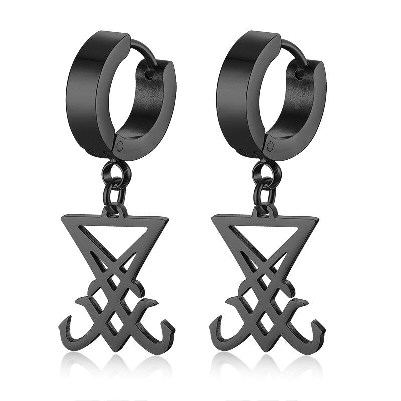 Lucifer Sigil Earrings