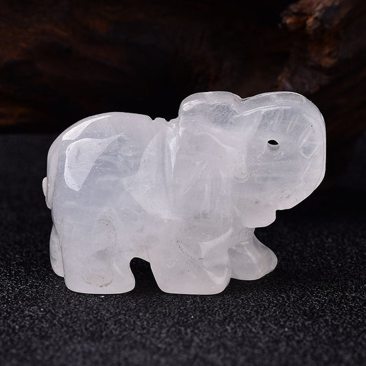 Clear Quartz Elephant | Crystal