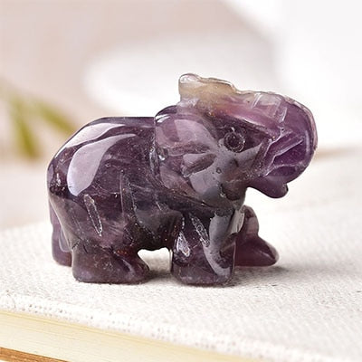 Amethyst Elephant | Crystal