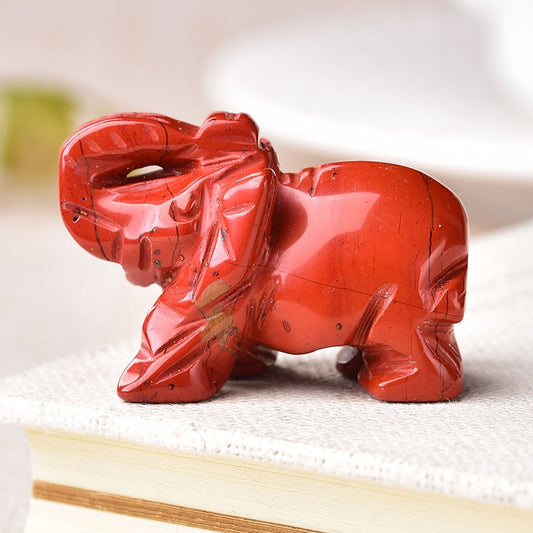 Red Jasper Elephant | Crystal