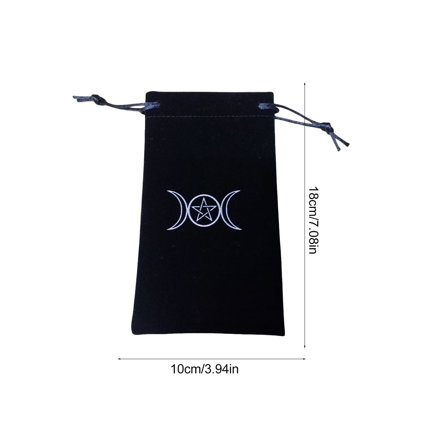 Blue Velvet triple goddess | Tarot Storage Bag