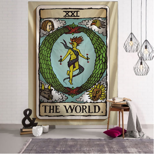 The World Tarot Card Tapestry | Art