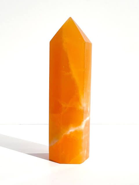 Orange Calcite | Crystal Tower