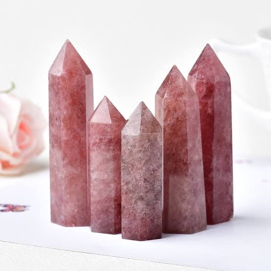 Strawberry Quartz | Crystal Tower