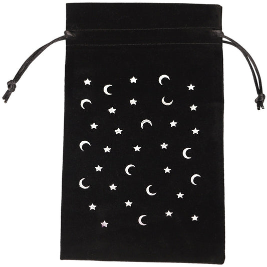 Stars & Moons detail Velvet | Tarot Storage bag
