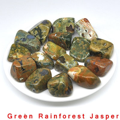 Green Rainforest Jasper | Tumbled Crystal