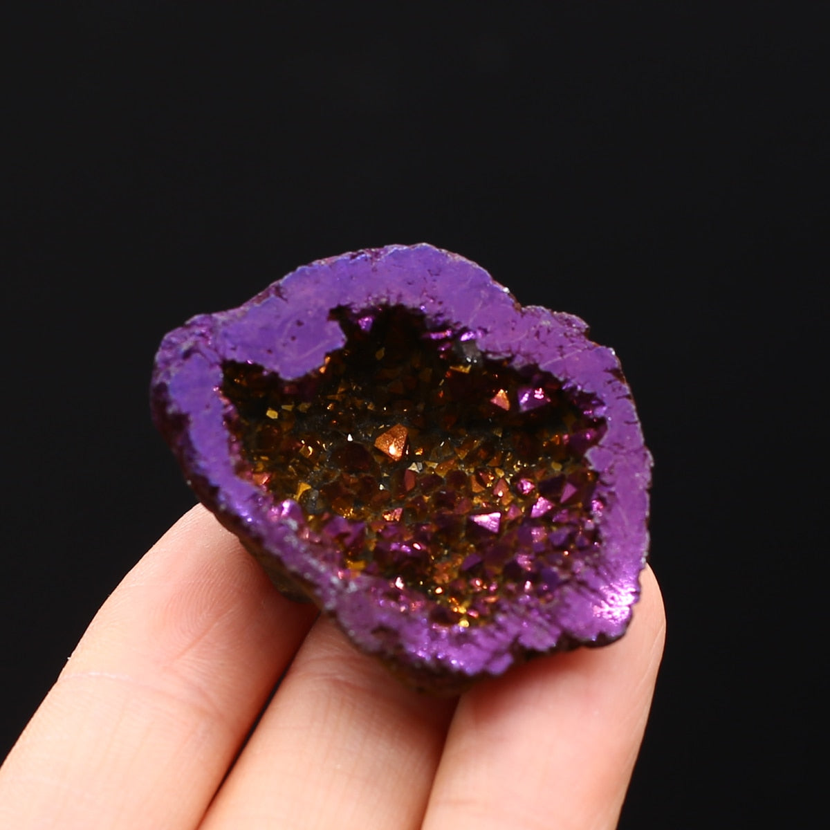 Purple | Geode Druzy Crystal