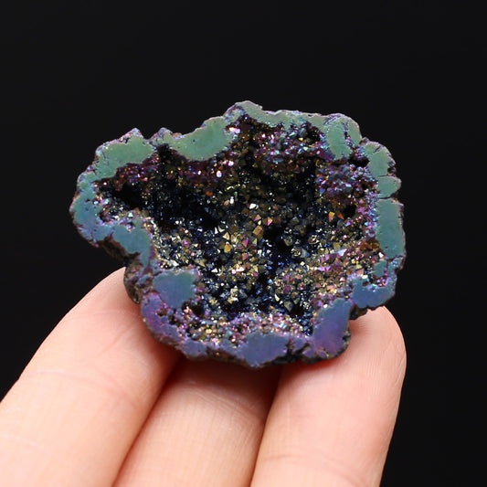 Rainbow | Geode Druzy Crystal