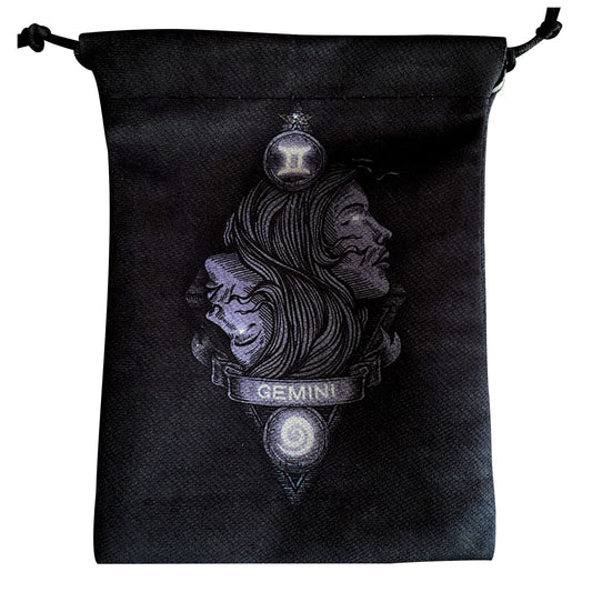 Gemini detail Velvet | Tarot Storage bag